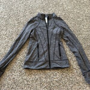Ivivva Charcoal Heather Zip-Up Jacket size 10